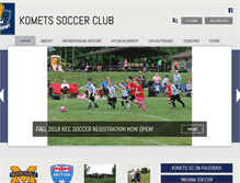 Tablet Screenshot of komets.org